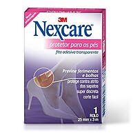 Nexcare Curativo Transparente para Pés: Proteção e Cicatrização - imagem 1