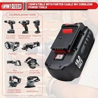 VANTTECH: 2 Baterias 18V 4.8Ah Ni-Mh para Porter Cable - Potência e Durabilidade! - imagem 5