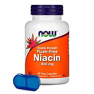 Niacina 500mg Força Dupla Now Foods – Energia Real sem Complicações - imagem 1