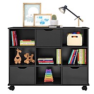 Nicho Organizador 3 Gavetas Preto – Qmovi - imagem 1