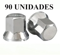 Kit 90 Capas de Porca Nicolini Cromada 33mm: Proteção e Estilo para seu Caminhão - imagem 3