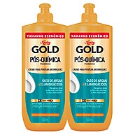 Niely Gold Pós Química: Kit 2 Cremes Antirrigidez 500ml - imagem 1