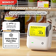 Niimbot B3S/B31: Imprima Etiquetas Sem Tinta! - imagem 1