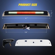 Terceira Luz de Freio LED Nilight Fumê para Nissan Titan e Frontier | Mais Segurança e Estilo - imagem 3
