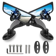 Espelhos Retrovisores Moto Universais 360° para Kawasaki Ninja, Honda CBR, Suzuki GSXR, Yamaha R1/R6 - Visão Ampla e Segura - imagem 1