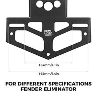 Eliminador de Para-choque Kemimoto para Kawasaki Ninja 650 / Z650 (2017-2020) - Design Esportivo e Instalação Fácil - imagem 3