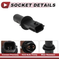 Soquete DRL 2 Pinos para Nissan Qashqai 2008-2012 | Conector Luz Diurna 26240JD00A - imagem 5