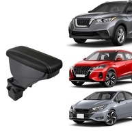 Apoio de Braço Premium Courvin Preto com Costura Cinza para Nissan Kicks (Todos os Modelos) - imagem 3