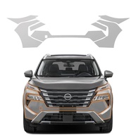 Película Protetora TPU 8,5 Mil para Nissan Rogue 2024-2025 | PPF Transparente Anti-Riscos com 7 Peças - imagem 2
