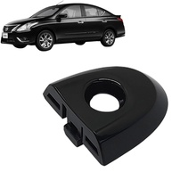 Acabamento Ponta Miolo Maçaneta Preto Externa - Compatível com Nissan Versa 2011 a 2021 - imagem 1