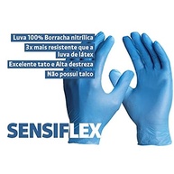 Luva Procedimento Nitrilica Danny Sensiflex Flex DA-90200 CA42979-50 Pares - imagem 3