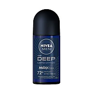 Nivea Men Roll-On Deep Carvão Ativado 50ml – Controle Total do Suor - imagem 1