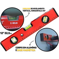 Nível a Laser 12 Polegadas: Precisão Profissional - imagem 1