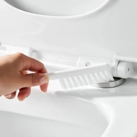 Kit Escovas de Limpeza Sanitária com Suporte Auto-Adesivo 2 em 1 – Praticidade e Higiene no Banheiro - imagem 3