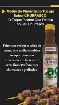 Molho De Pimenta No Tucupí | Sabor Churrasco-235ml - imagem 5