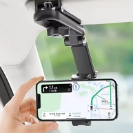 Suporte Veicular 360° para Celular: Rotação Total e Fixação Segura no Quebra-Sol - imagem 1