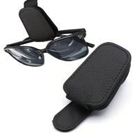 Suporte de Óculos Veicular Premium: Fixação Segura no Quebra-Sol do Carro (Preto) - imagem 1