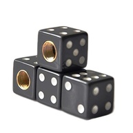 Custom Accessories Tampa de Válvula Estilo Dados Pretos - Dê um Up no seu Veículo! - imagem 4