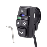 Interruptor 3 em 1 para Moto: Farol, Buzina e Seta - Controle Total no Guidão! - imagem 1