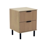 Mesa de Cabeceira Ditália 2 Gavetas DM-121 – Design Moderno e Praticidade no Quarto - imagem 1