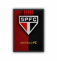 Quadro Decorativo Futebol S. Paulo 33x24 - Estilo e Paixão no Ambiente - imagem 2