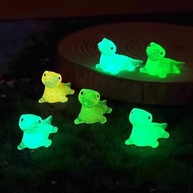 18 Estatuetas de Lagarto que Brilham no Escuro - 6 Cores para Jardins de Fadas e Terrários - imagem 3