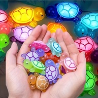 25 Mini Estatuetas de Tartarugas Marinhas Luminosas - Resina Brilha no Escuro para Decoração e Bricolagem - imagem 1