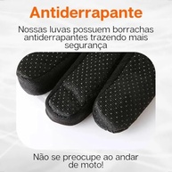 Luvas de Inverno para Motociclista Impermeáveis e Térmicas | Proteção Total no Frio - imagem 4