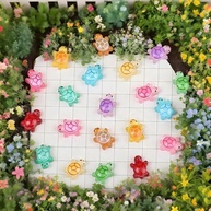 Mini Tartarugas de Resina Brilham no Escuro - 100 Peças para Artesanato e Decoração de Jardim de Fadas - imagem 1