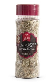 Sal Rosa com Mix de Ervas 110g no Saleiro - Empório Nut's - imagem 2