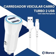 Carregador Veicular Turbo 2 USB para iPhone: Carga Rápida e Dupla Conexão no Seu Carro - imagem 3