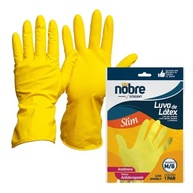 Luva borracha/latex SL amarela M NOBRE CA 41780 - imagem 2