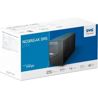 SMS - NOBREAK LITE 600 - POTÊNCIA 600VA | 300W - BIVOLT ENT.: 115/ 220V | SAÍDA: 115V - 4 TOMADAS - SENOIDAL P/APROX. - LINE INTERACTIVE - PN 29202 - imagem 4