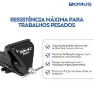 Torno de Bancada Schulz Pratiko 4" em Ferro Fundido Nodular - imagem 2