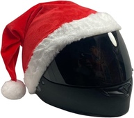 Capas Divertidas para Capacete de Moto: Estilo Papai Noel para Aventura! - imagem 1
