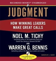 Judgment: How Winning Leaders Make Great Calls by Noel Tichy (2007-11-08) - imagem 1