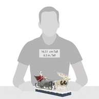Enesco Disney Traditions Jim Shore - Papai Noel Jack em Trenó | Estatueta Coleção The Nightmare Before Christmas - imagem 5