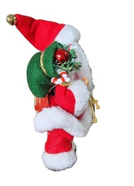 Papai Noel Tradicional 25 cm - Decoração Natalina Sofisticada em Tecido Premium - imagem 4