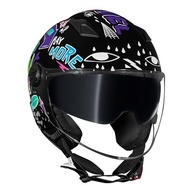 Capacete Norisk Orion Free Masculino Aberto Preto com Óculos Solar Integrado - imagem 5