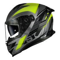 Capacete Norisk Strada 2 ST Amarelo: Segurança e Estilo com Spoiler e Viseira Transparente - imagem 1