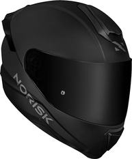Capacete Norisk Razor Solid Matte Black Edition: Segurança e Estilo com Viseira Fumê (Tamanho 58/M) - imagem 5