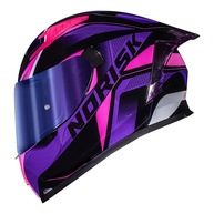 Capacete Norisk Flow Pulse Rosa e Roxo: Estilo e Segurança para Você! - imagem 1