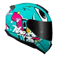 Capacete Feminino Norisk Razor Mad Azul: Segurança e Estilo para Sua Pilotagem! - imagem 5