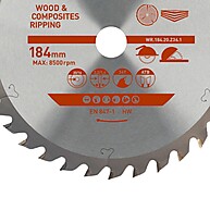 Disco Serra Madeira 184mm: Corte Perfeito com Norton - imagem 2