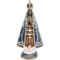 Imagem de Nossa Senhora Aparecida em Resina 30 cm - Decoração e Fé Católica - imagem 2