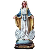 Imagem Nossa Senhora das Graças em Resina 20cm - Peça Sagrada para Decoração e Devoção - imagem 2