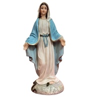 Imagem de Nossa Senhora das Graças em Resina 18 cm - Modelo Elegante sem Medalha - imagem 1