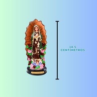 Imagem Nossa Senhora de Guadalupe em Resina Nacional - 14,5cm | Peça Sagrada e Elegante para Decoração e Oração - imagem 4