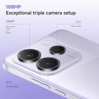 Xiaomi Redmi Note 14 5G NFC: Potência e Estilo em Preto Meia-Noite | 8GB RAM | 256GB ROM - imagem 3