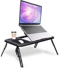 Suporte para Notebook Mesa Dobrável com Ventiladores Silenciosos - Design Ergonômico e Refrigeração Avançada - imagem 1
